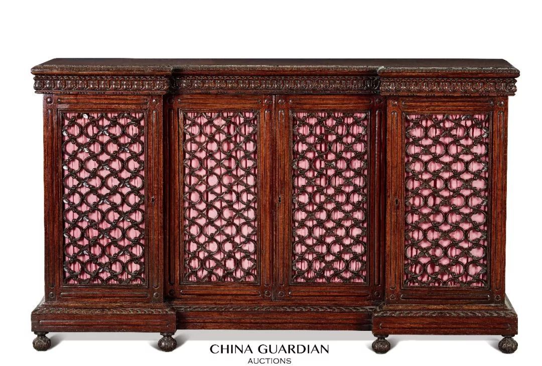 000 Lot 5293 约1870年 英国镀银茶具五件套 壶高 H 32、高 H 20、高 H 13、罐高 H 10、奶壶高 H 7 制作者:Cresswick RMB:1