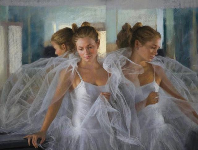 浅谈油画艺术与生活的关系,世界人体油画里如花似玉的美女欣赏