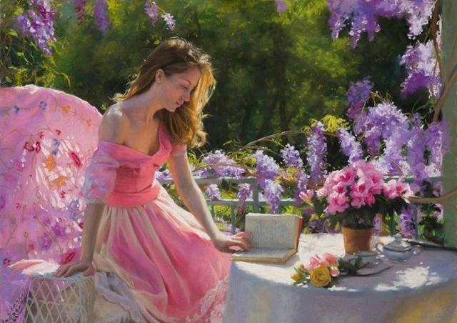 浅谈油画艺术与生活的关系,世界人体油画里如花似玉的美女欣赏