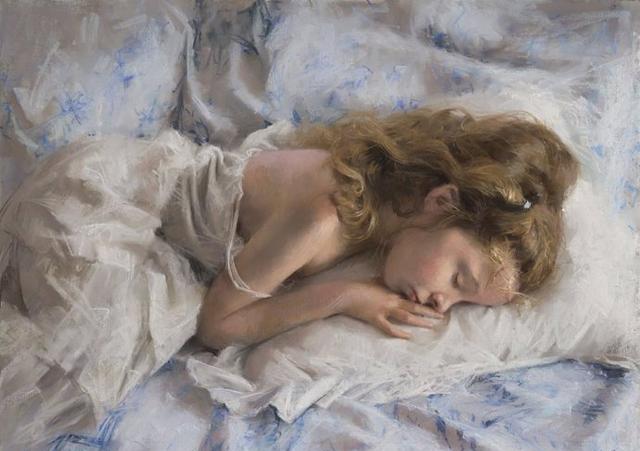 浅谈油画艺术与生活的关系,世界人体油画里如花似玉的美女欣赏