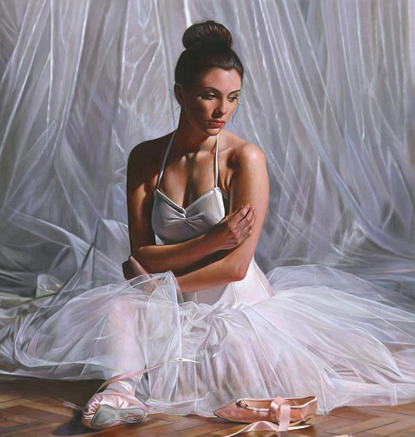 对中国油画艺术的探索启示,世界名画欣赏,人体油画里的知性美!