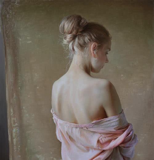 对中国油画艺术的探索启示,世界名画欣赏,人体油画里的知性美!