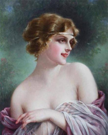 对中国油画艺术的探索启示,世界名画欣赏,人体油画里的知性美!