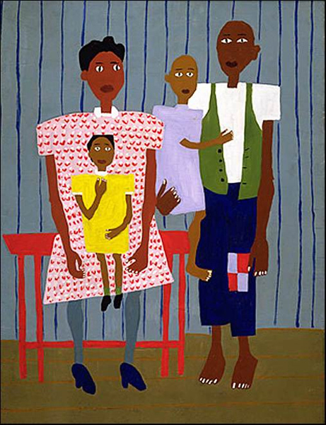 William Johnson Folk Family, 1944