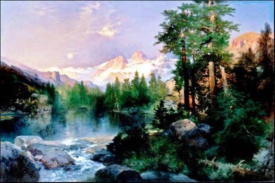 Thomas Moran The Three Tetons, 1895